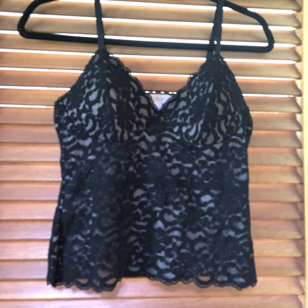 Lace crop tank